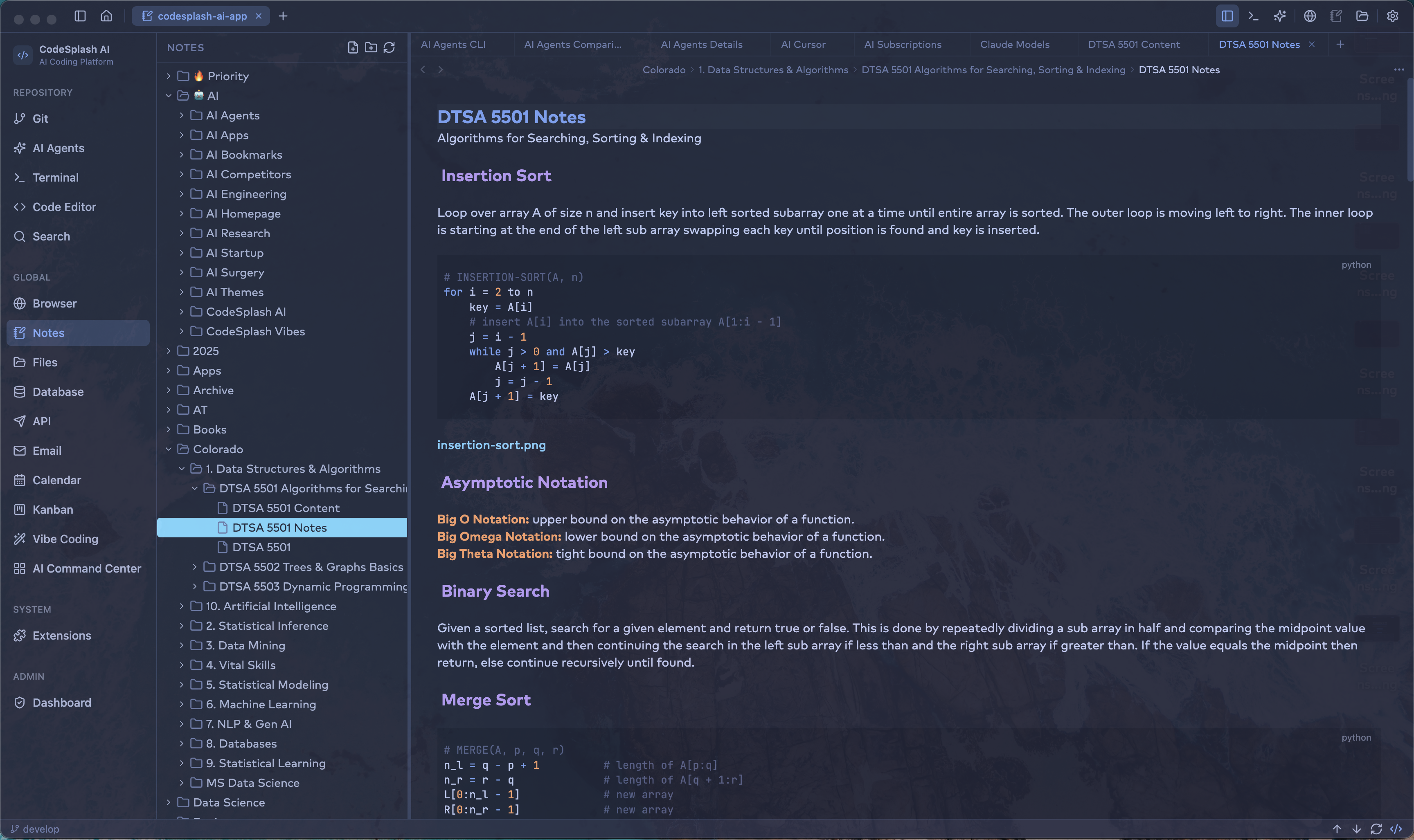 Notes inside the product