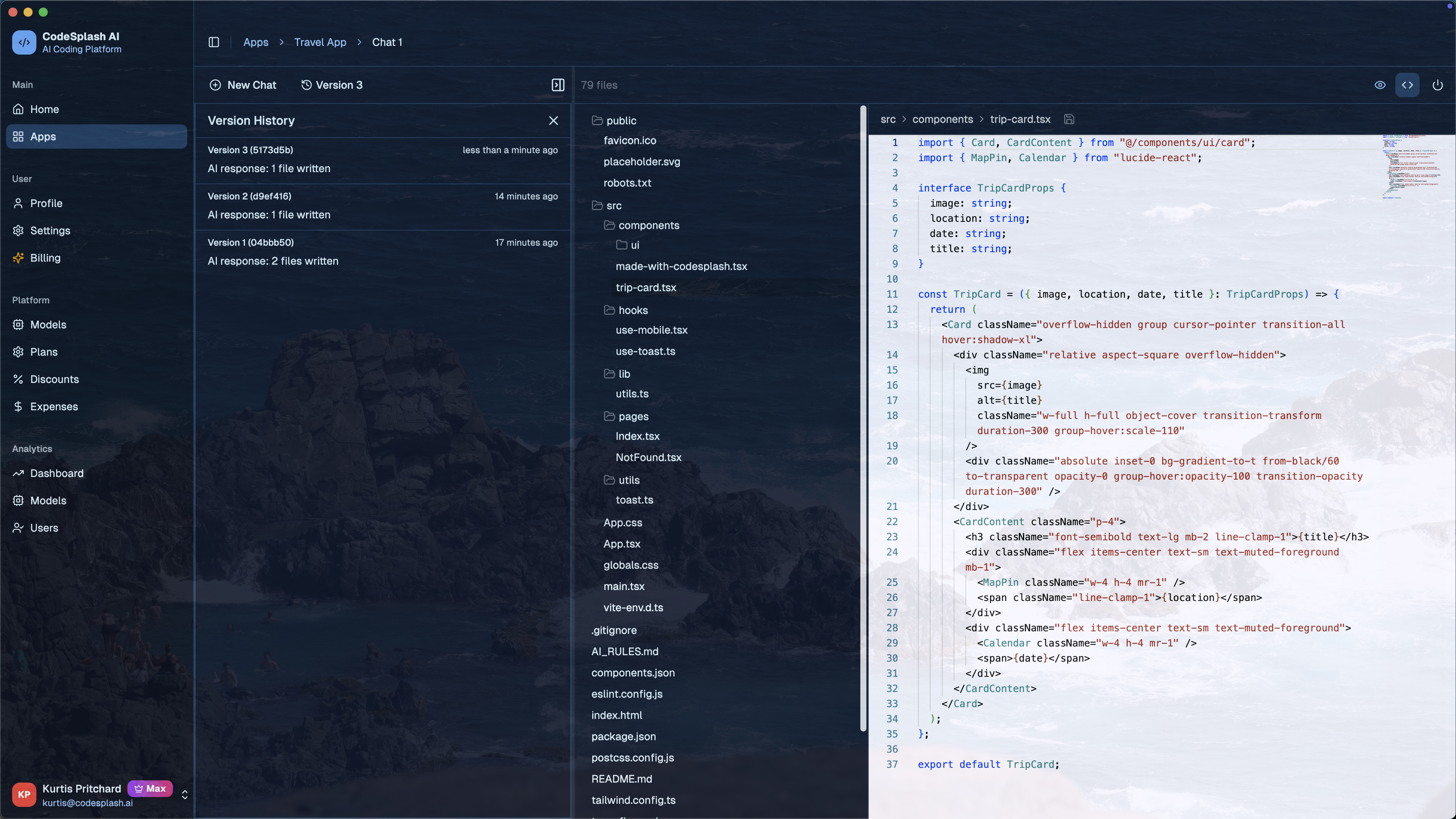 Generated code access